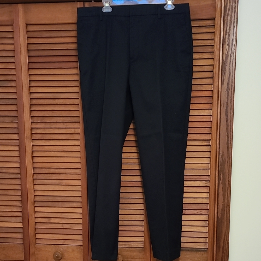 Mens Dockers Classic Fit Black Pants, Size 36x32